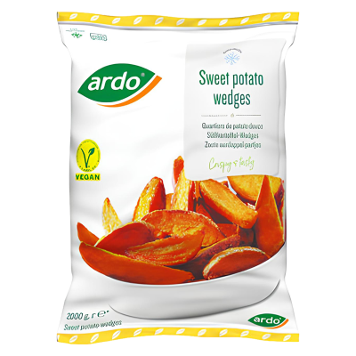 ARDO SWEED POTATO WEDGES  2KG