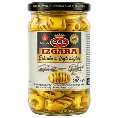 ECE GEGRILLTE GRÜNE OLIVEN 320CC