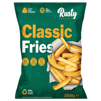 RUSTY FRIES POMMES CLASSIC 2,5KG