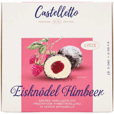 EISKNÖDEL MIT HIMBEER 380G